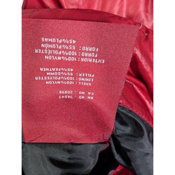 Levi's Mens Reversible Puffer Vest Red Two Horse Brand - Picture 6 of 9